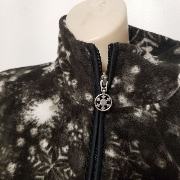 Jason Maxwell XL fairlane Fairycore Frozen snowflakes long sleeve Sweater womens - Picture 2 of 10